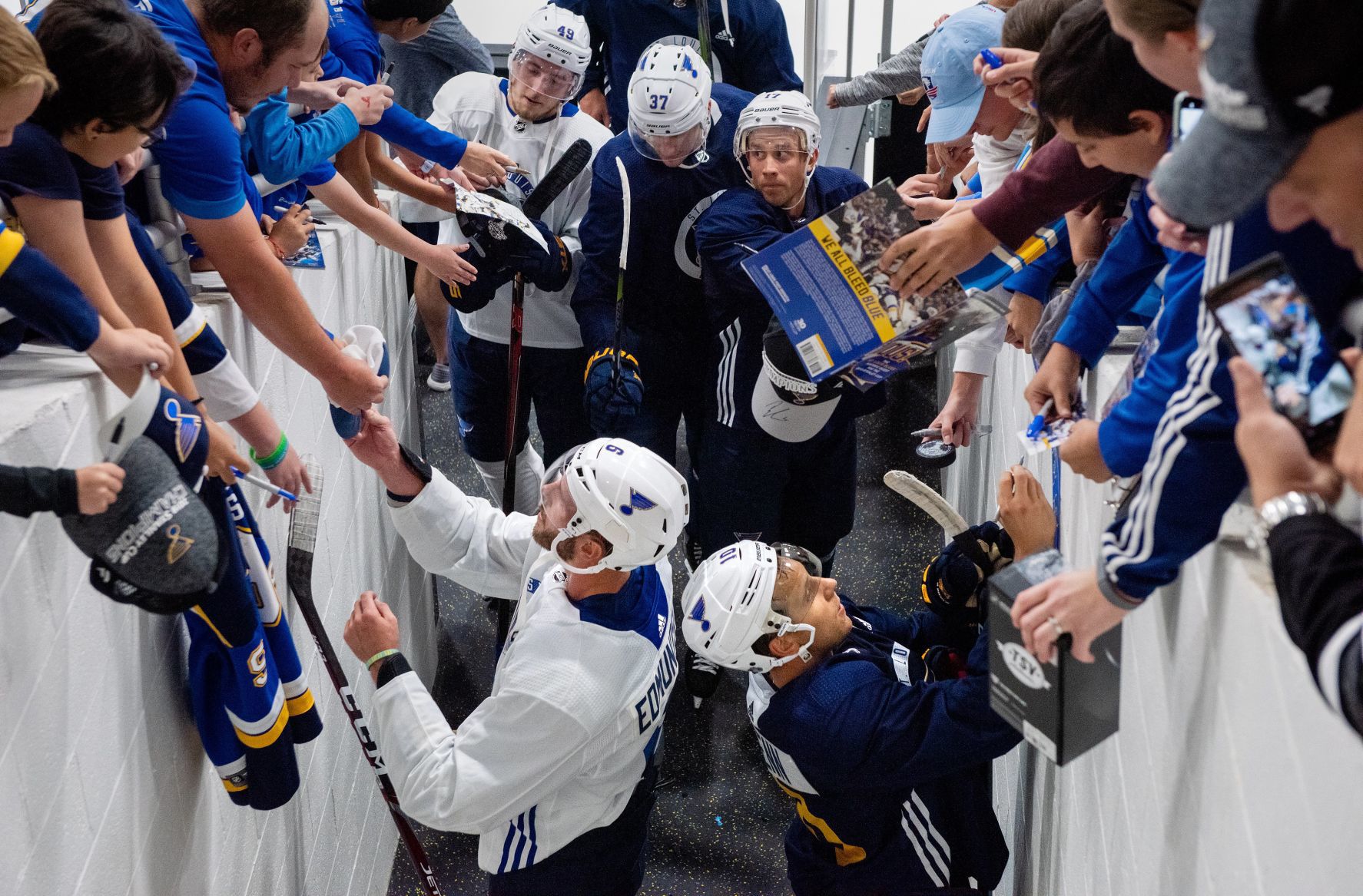 St. Louis Blues host first open practice of 2019-20 season